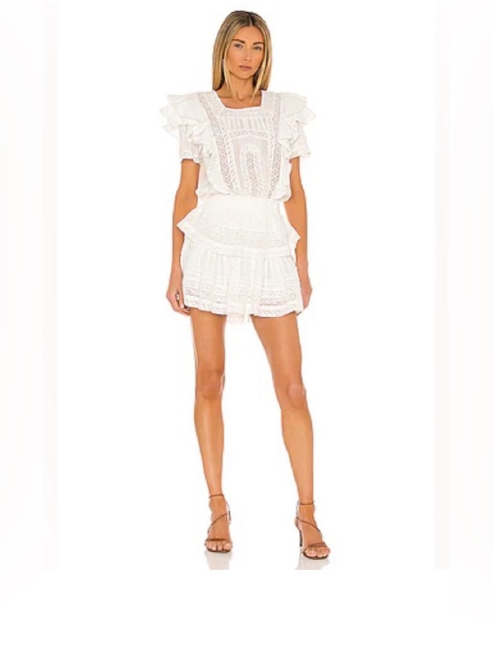 LOVE SHACK FANCY STELLA DRESS medium party summer resort vacation bridal cute
